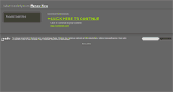 Desktop Screenshot of futuresociety.com